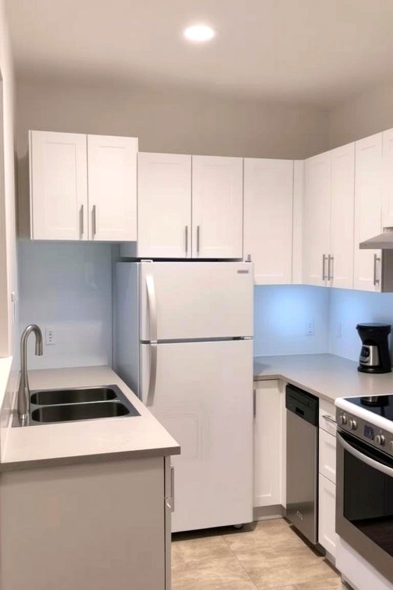 Smart Storage Solutions Above Appliances - 24 U Shaped Kitchen Ideas