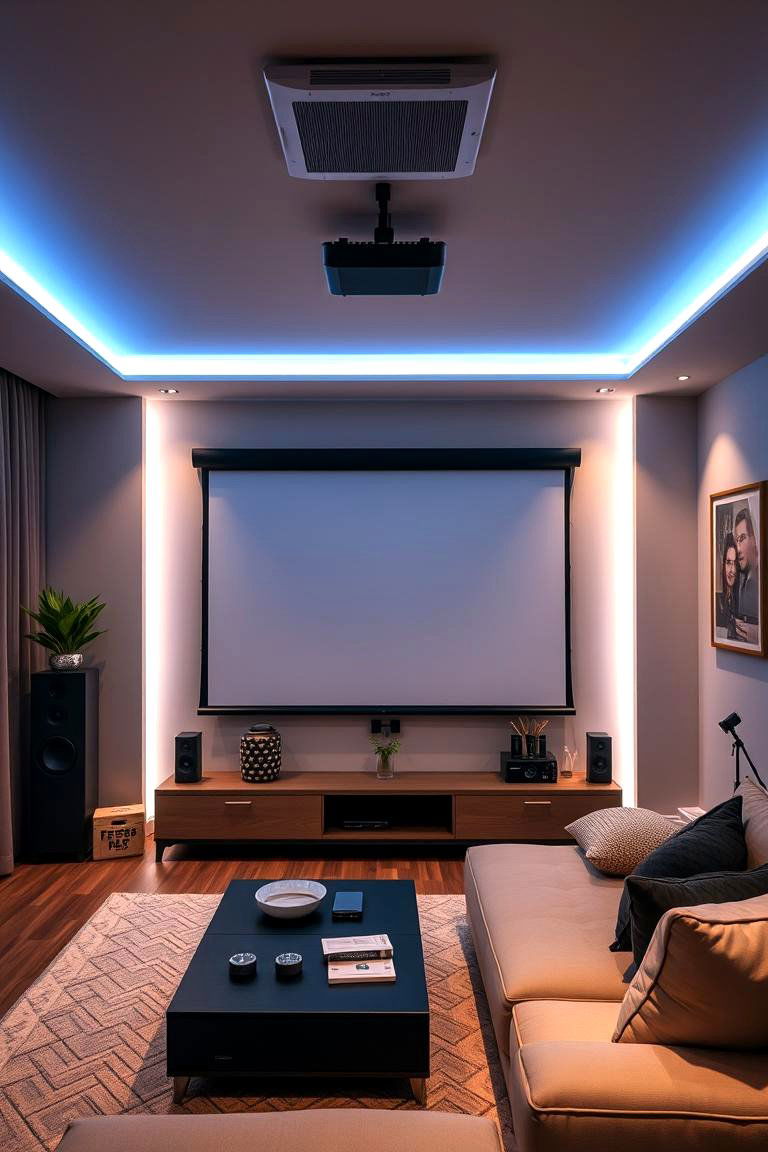 Smart Tech Integration - 24 Bachelor Room Ideas