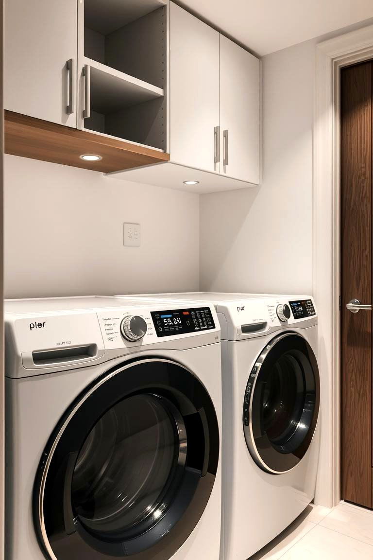 Smart Technology Integration - 24 Modern Laundry Room Ideas