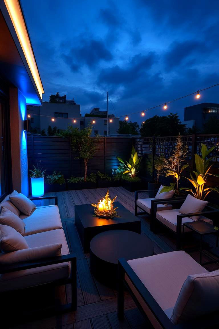Smart Terrace with Technology - 24 Terrace Design Ideas