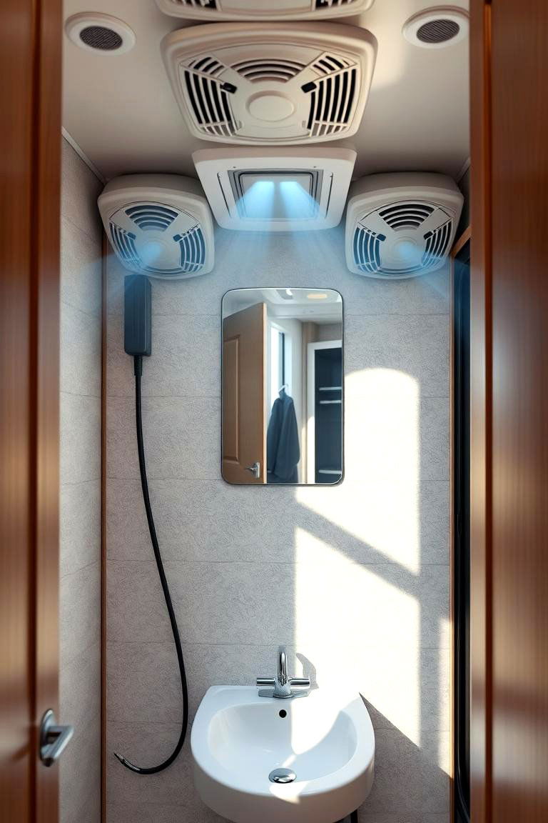 Smart Ventilation Systems - 24 Small Rv Bathroom Ideas
