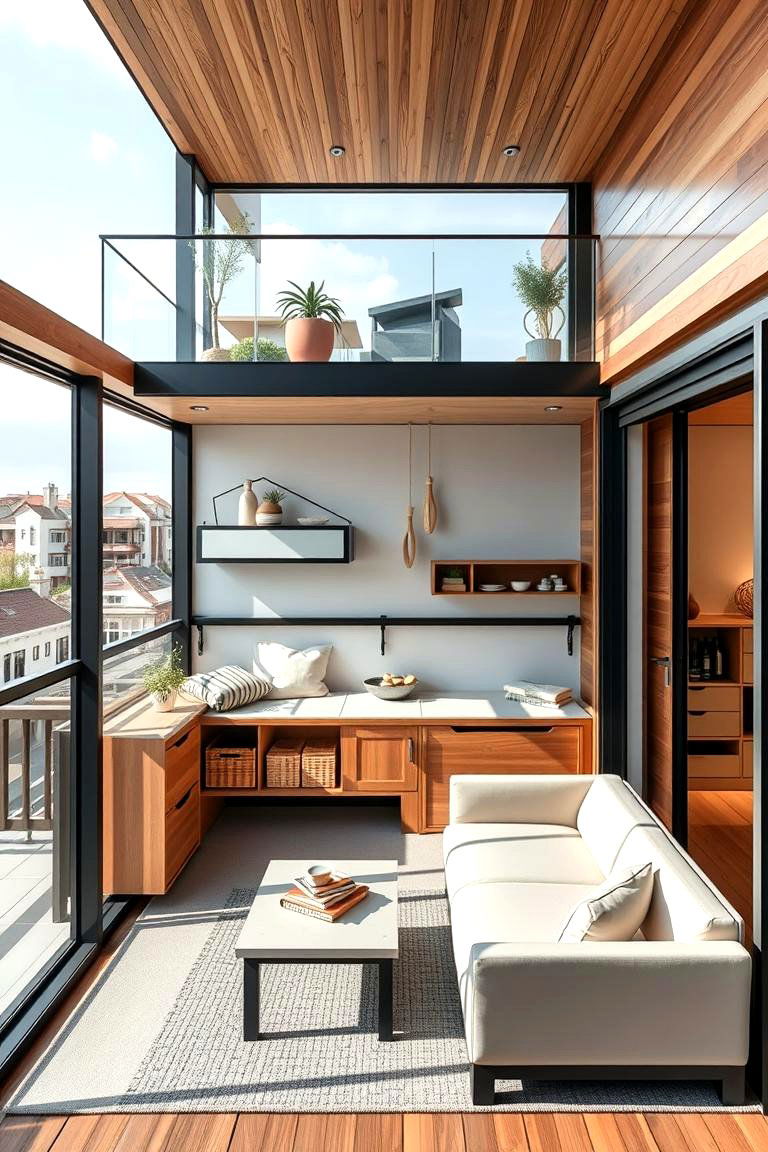 Smart and Functional Layout - 24 Cantilever Balcony Ideas