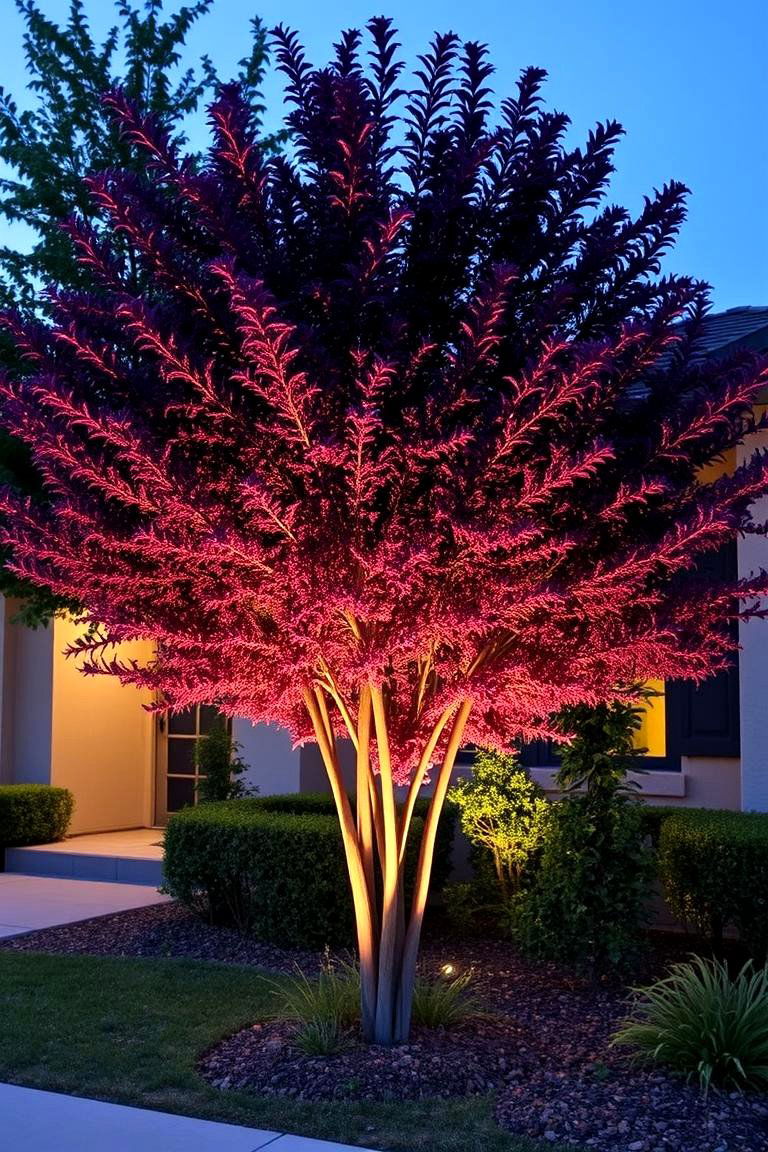 Smoke Tree Royal Purple - 24 Small Trees for Front Yard
