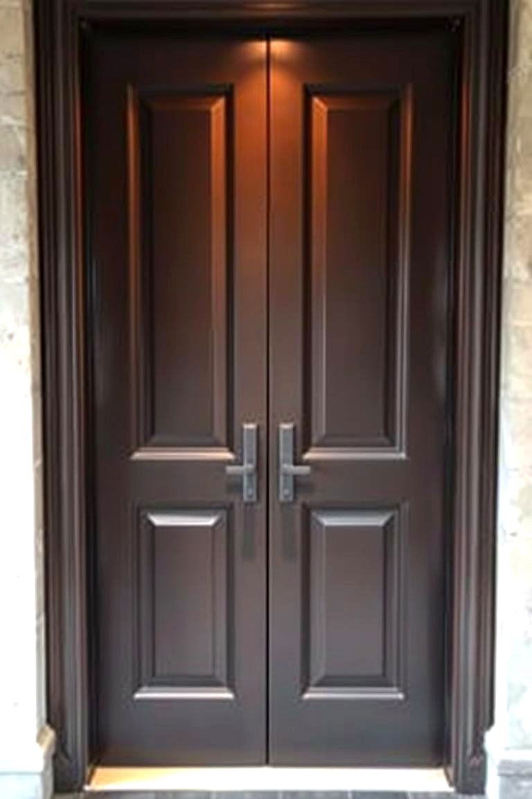 Smoky Brown Mysterious Ambience - 24 Brown House Front Door Colors
