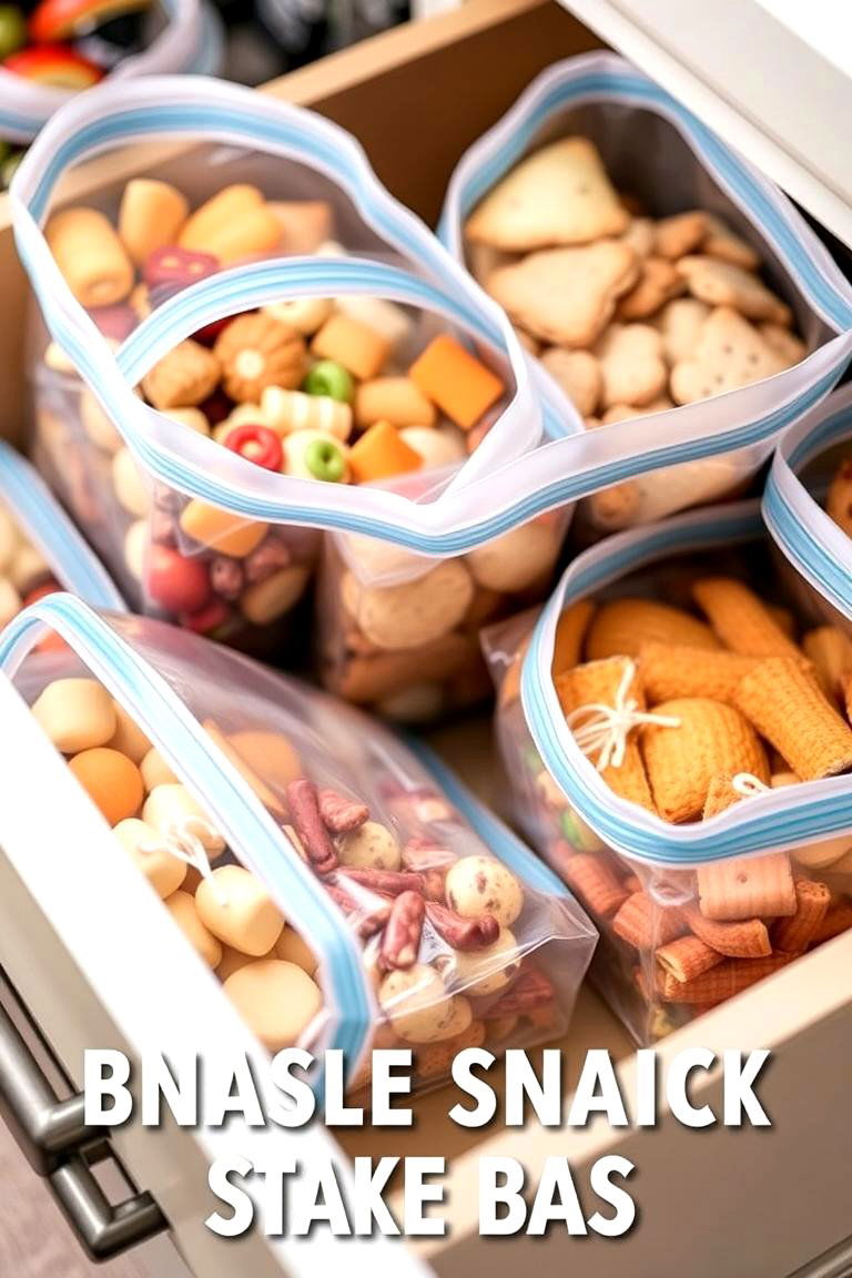 Snack Storage Bags with Zippers - 24 Snack Storage Ideas
