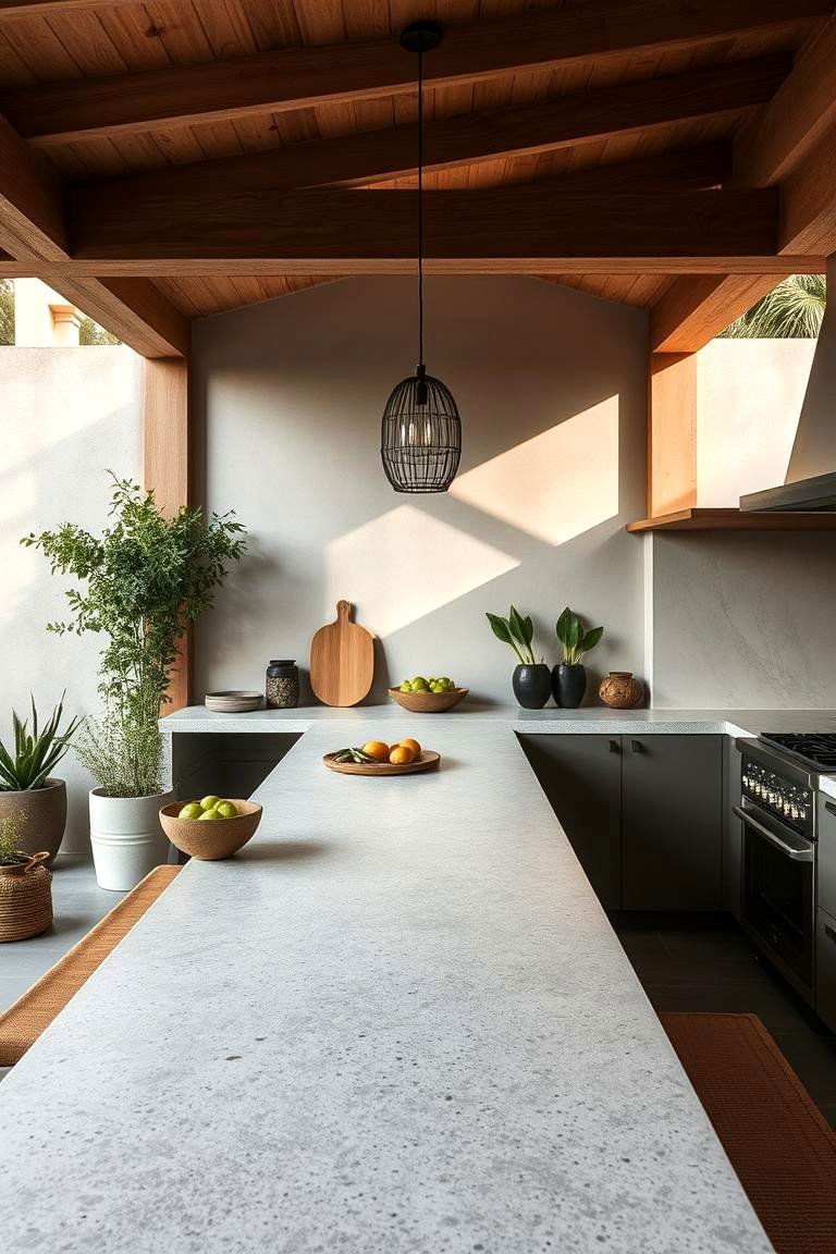 Soapstone Countertops - 24 Types of Outdoor Kitchen Countertops