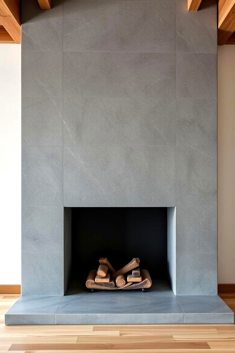 Soapstone Fireplace - 24 Rustic Fireplaces