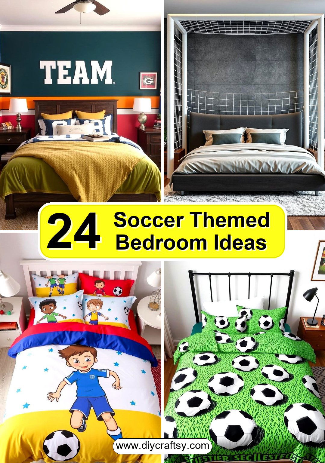 Soccer Themed Bedroom Ideas