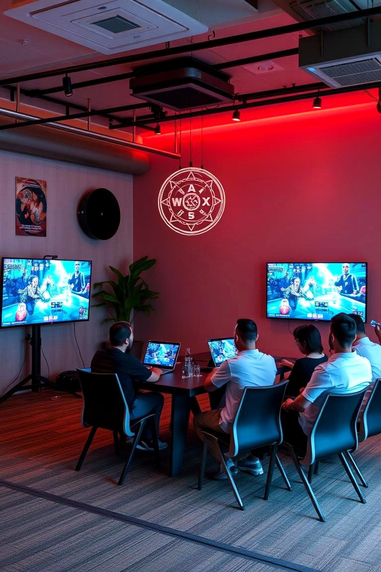 Social Multiplayer Experience Room - 24 Basement Game Room Ideas