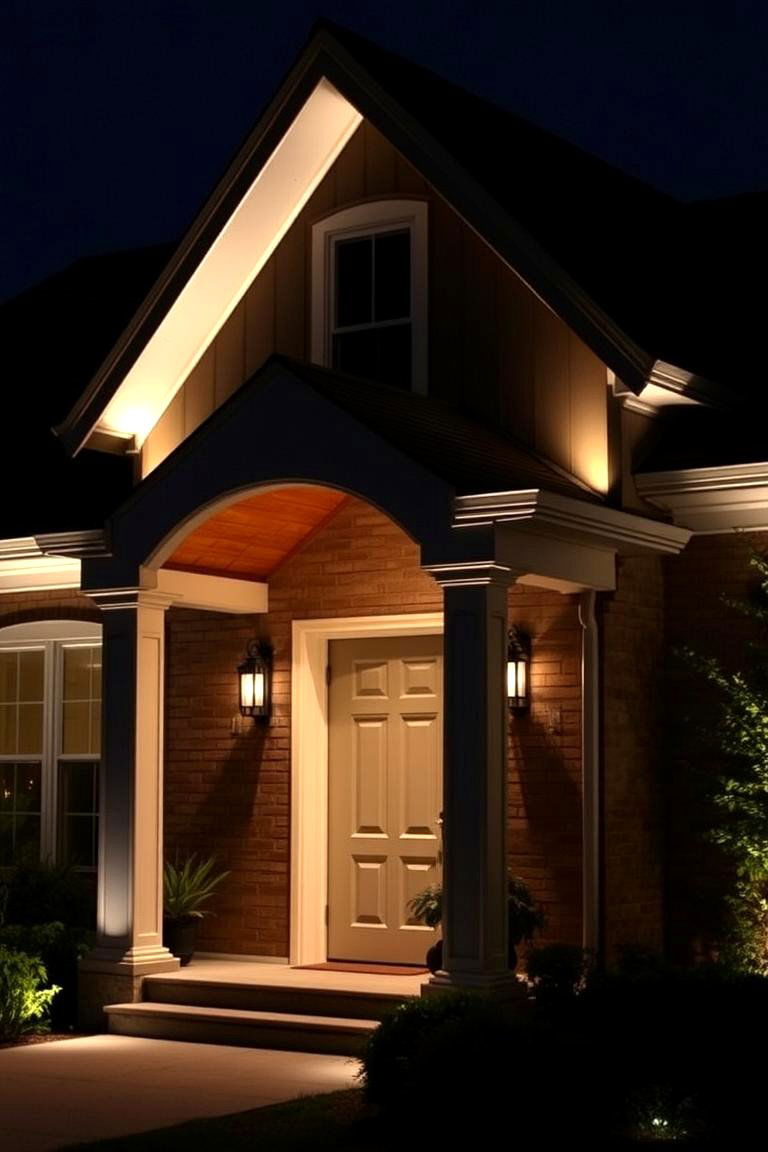 Soffit Lighting for Enhanced Curb Appeal and Safety - 24 Soffit Lighting Ideas
