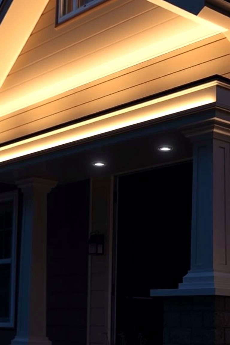 Soffit Lighting with Hidden LED Sources for Seamless Design - 24 Soffit Lighting Ideas