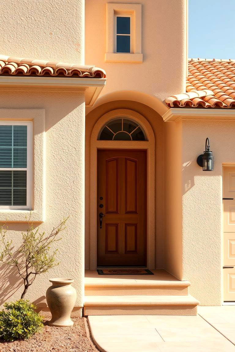 Soft Almond - 24 Stucco Colors for Home Exteriors
