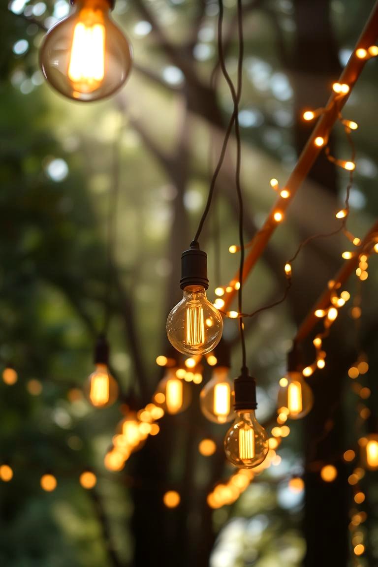 Soft Ambient Lighting - 24 Forest Themed Bedroom Ideas