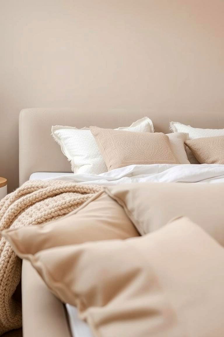 Soft Beige Textures - 24 Beige Bedroom Ideas