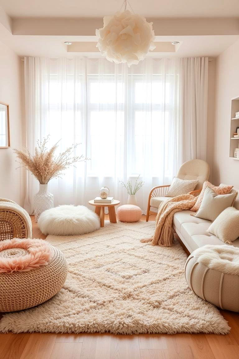 Soft Cloud Inspired Textures - 24 Cloud-Themed Bedroom Ideas