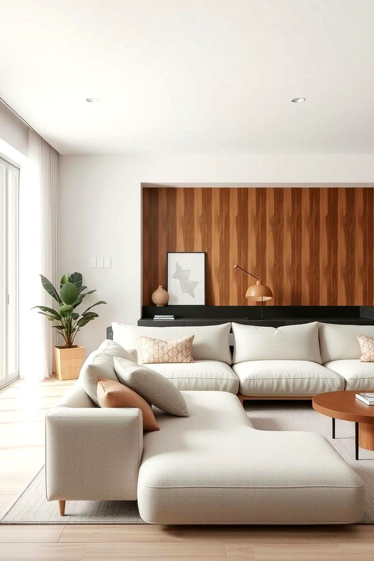 Soft Comfortable Seating - 24 Minimalist Living Room Ideas