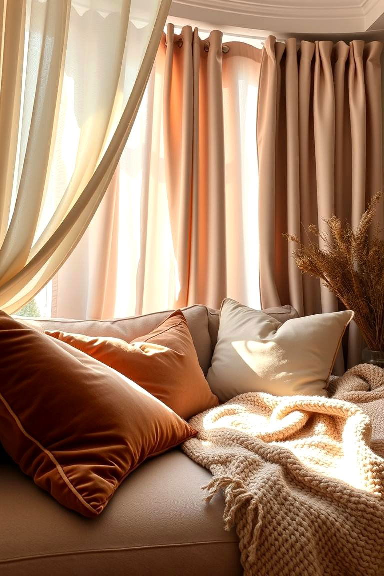 Soft Cozy Textiles for Comfort - 24 Morning Room Ideas