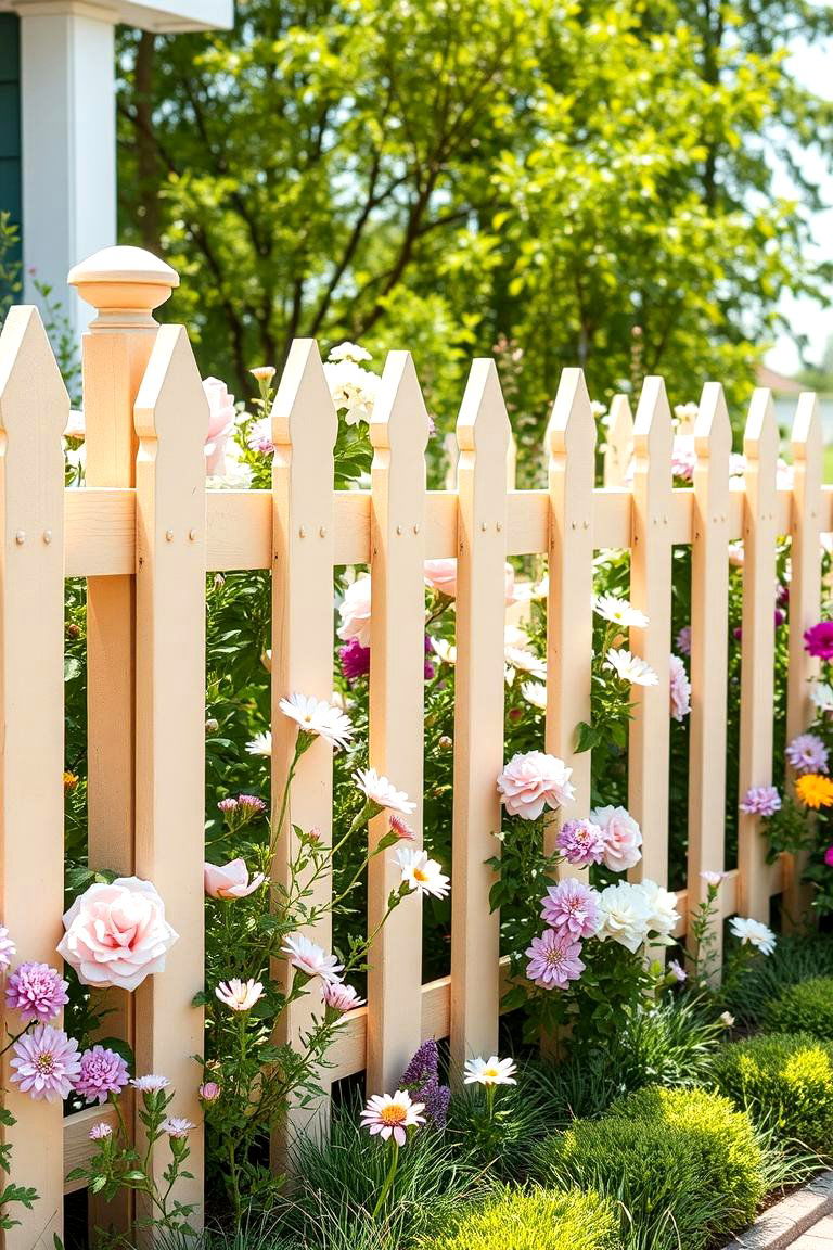 Soft Cream - 24 Garden Fence Colour Ideas