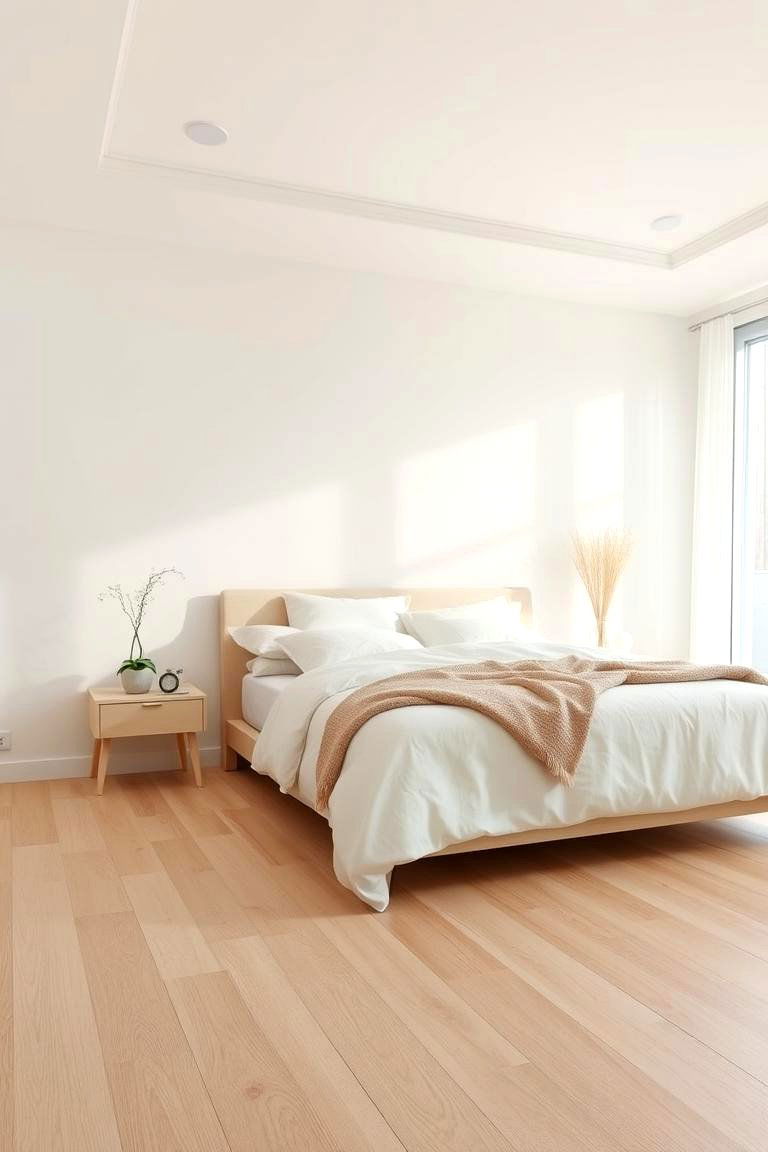 Soft Creamy Beige - 24 Wood Floor Colors