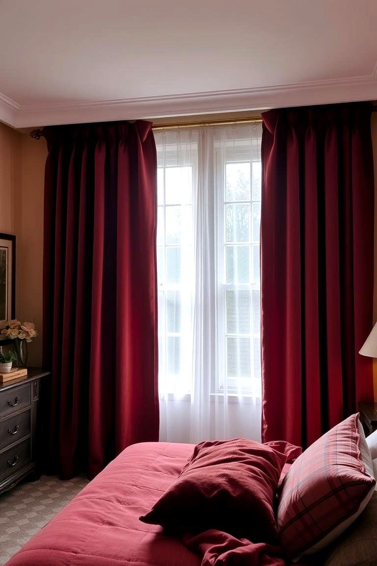 Soft Curtains for Privacy and Warmth - 24 Cozy Bedroom Ideas