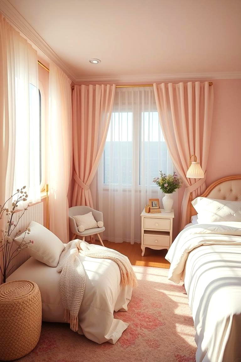 Soft Feminine Touch - 24 Teen Girl Bedroom Ideas