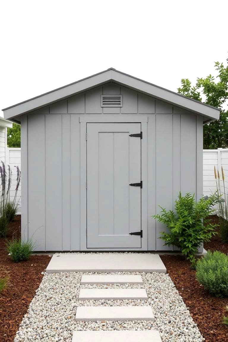 Soft Gray - 24 Shed Color Ideas