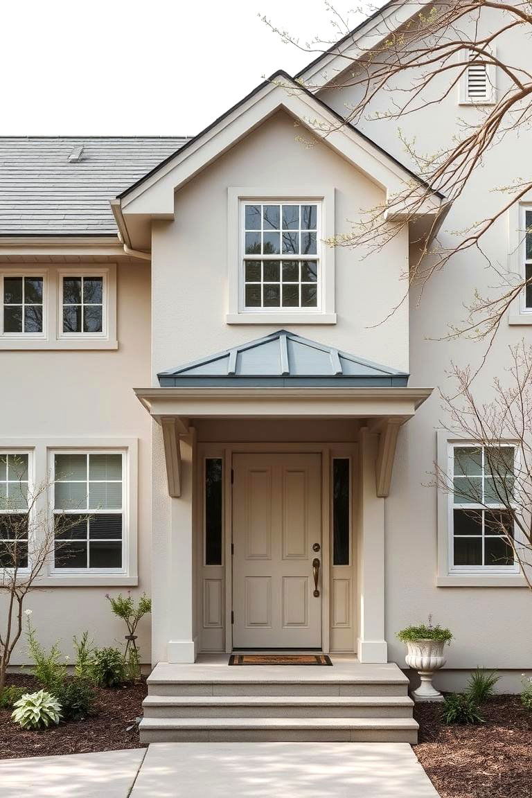 Soft Greige Serenity - 24 Greige Paint Colors for Exteriors