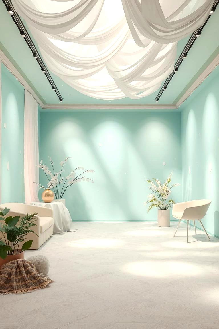 Soft Jade with Pastel Highlights - 24 Jade Green Bedroom Ideas