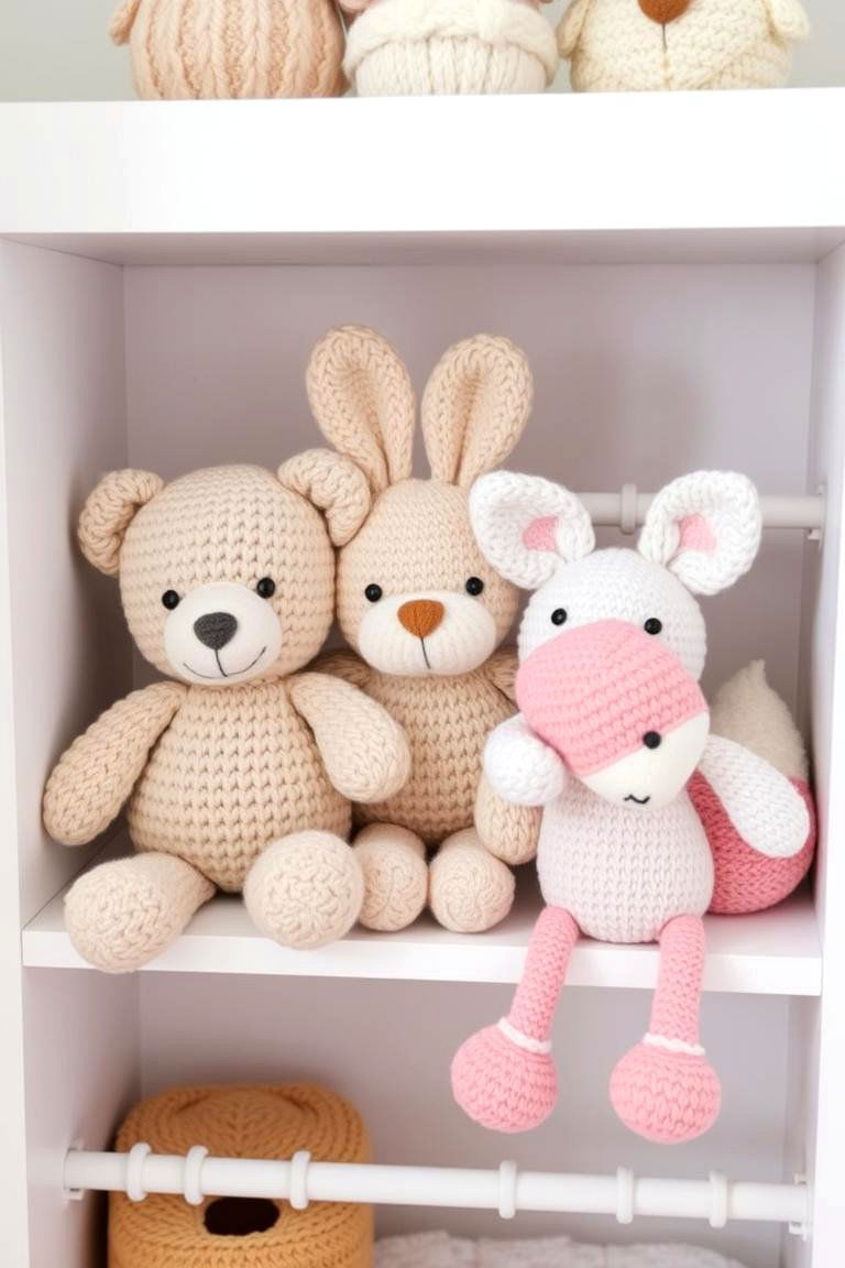 Soft Knitted Animal Toys - 24 Whimsical Nursery Ideas