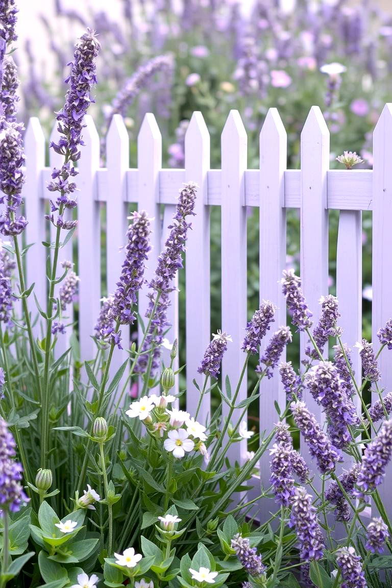 Soft Lavender for a Dreamy Relaxing Ambience - 24 Fence Paint Colours
