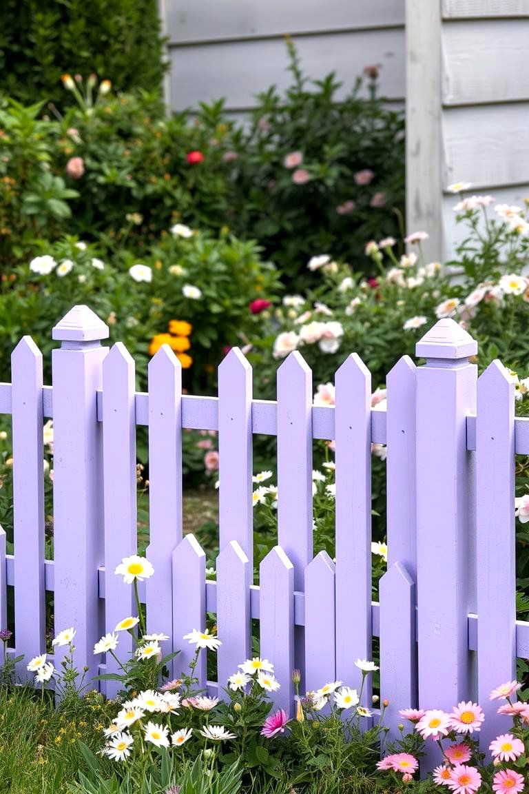 Soft Lavender - 24 Garden Fence Colour Ideas