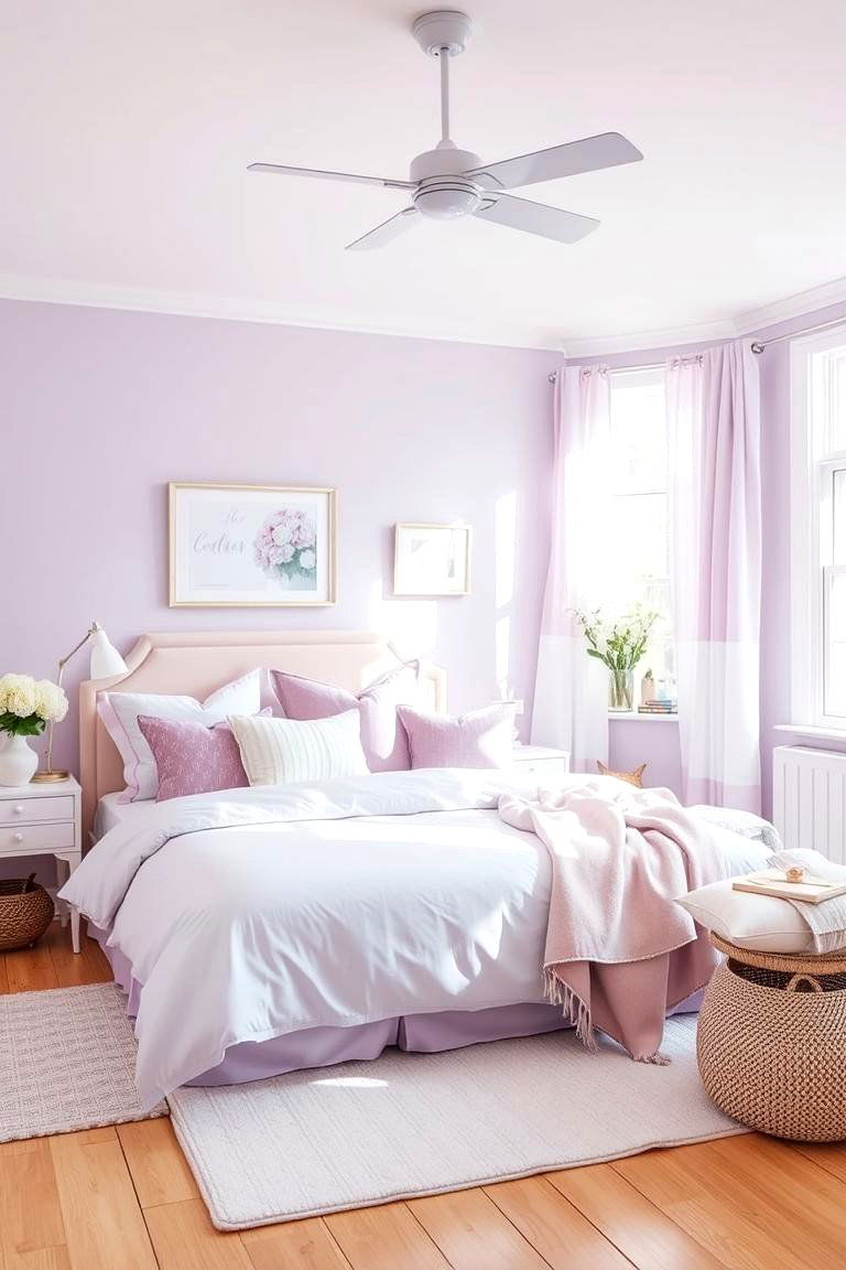 Soft Lilac Pastel Blend - 24 Lilac Bedroom Ideas