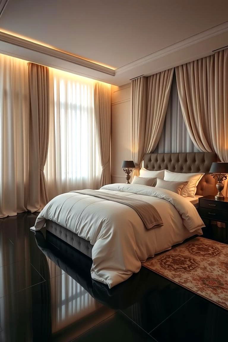 Soft Luxury Black Floor Bedroom - 24 Black Floor Bedroom Ideas