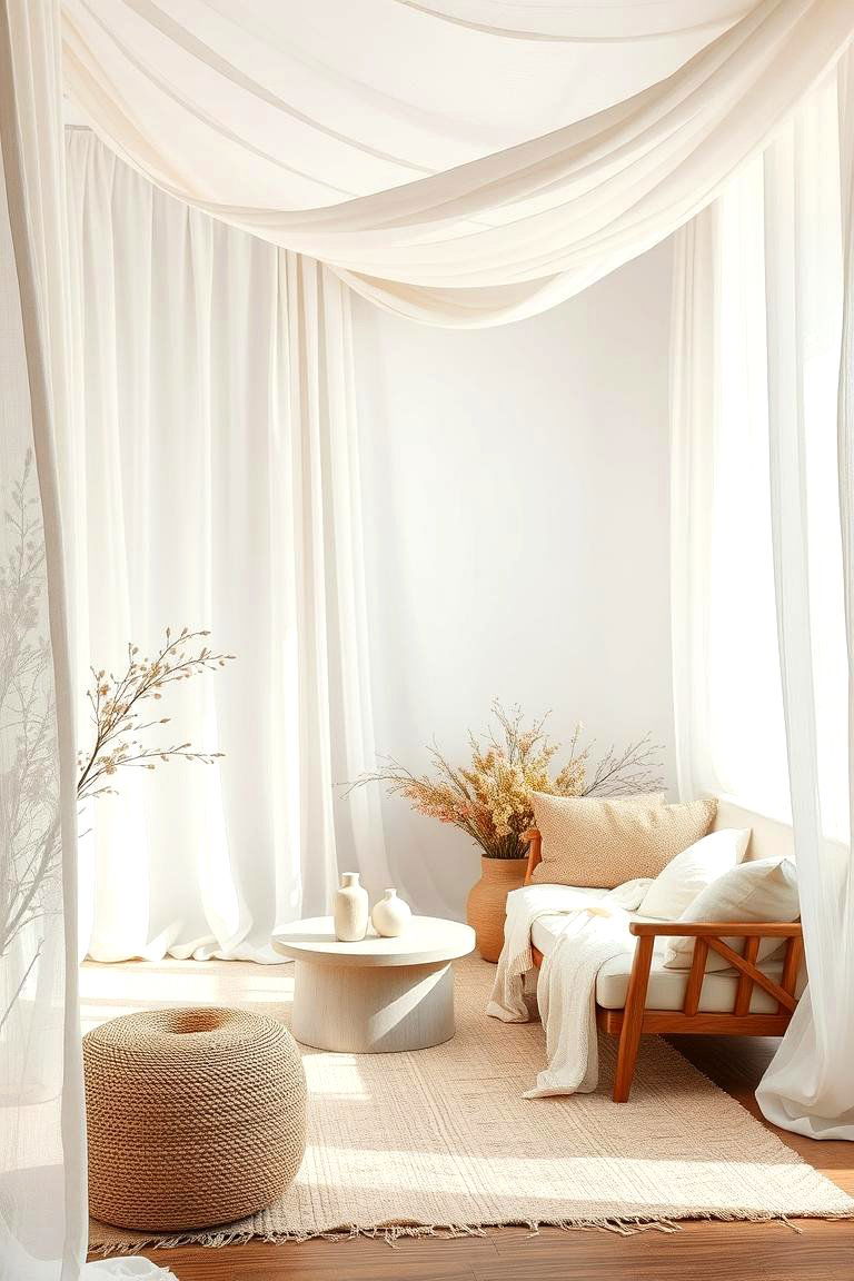 Soft Neutral Fabrics - 24 Prairie-style Interior Design Ideas