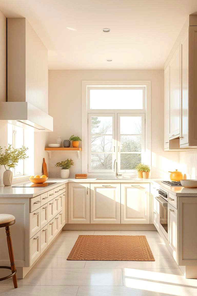 Soft Neutral Palette - 24 Cashmere Kitchen Ideas