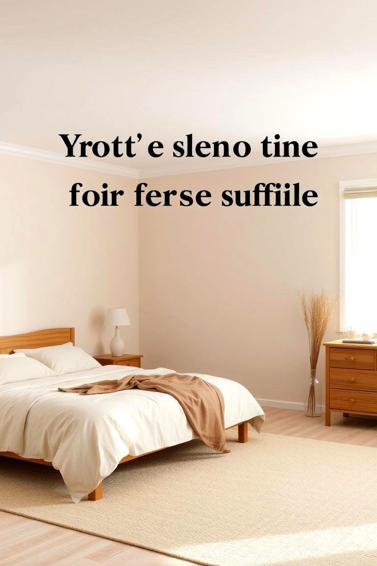 Soft Neutrals for a Calming Atmosphere - 24 Bedroom Wall Painting Ideas