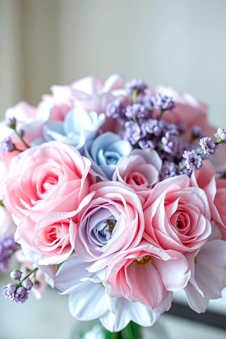 Soft Pastel Bouquet - 24 Wedding Bouquet Ideas