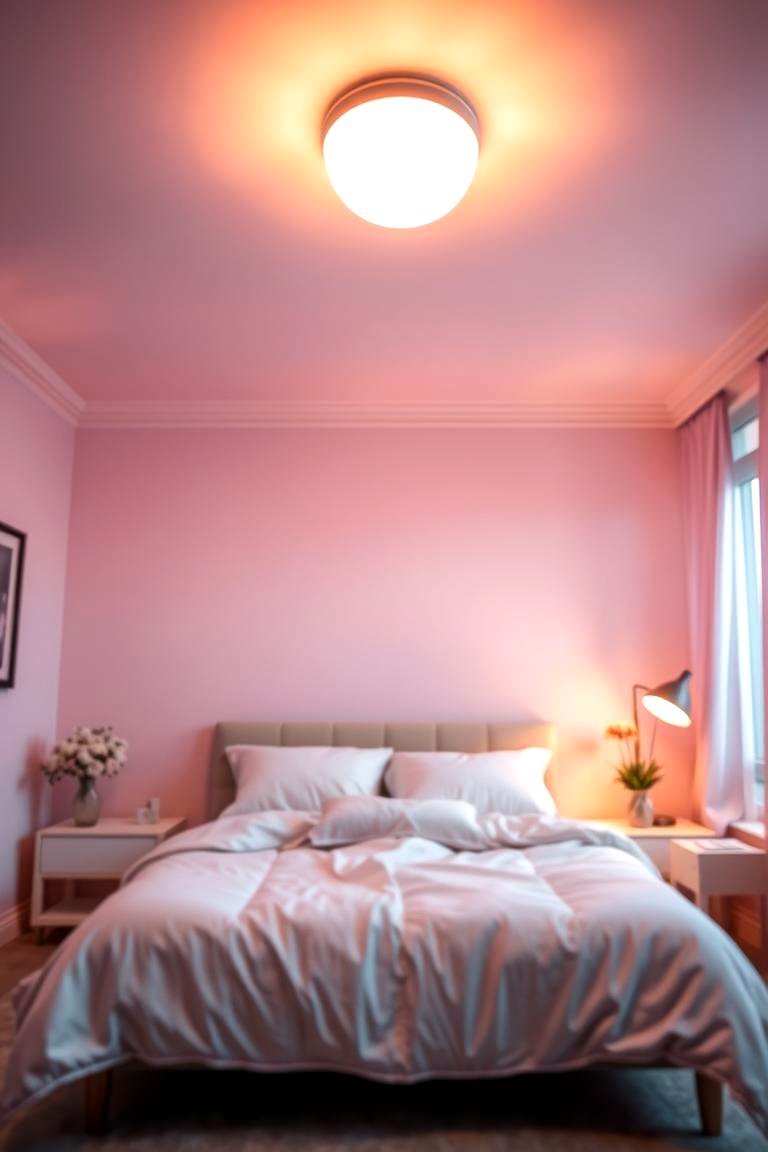 Soft Pastel Ceiling - 24 Ceiling Paint Ideas