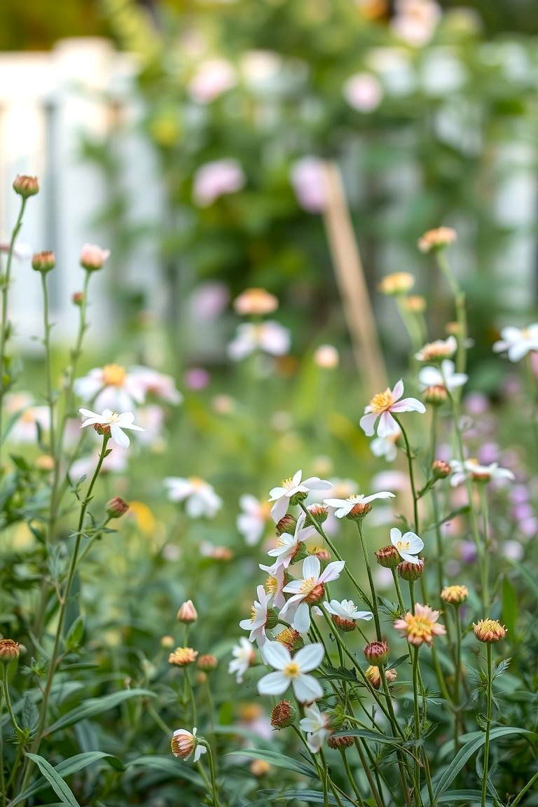 Soft Pastel Color Palette Garden - 24 Front Yard Texas Flower Bed Ideas