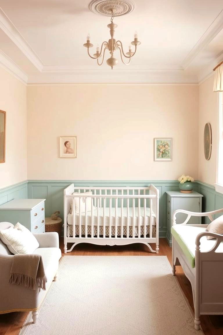 Soft Pastel Color Palette for a Timeless Feel - 24 Vintage Nursery Ideas