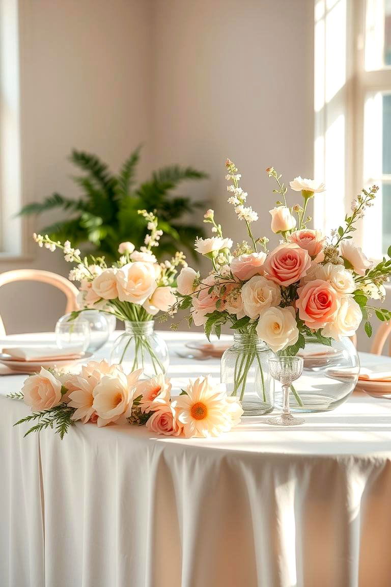 Soft Pastel Dream - 24 Wedding Centerpiece Ideas