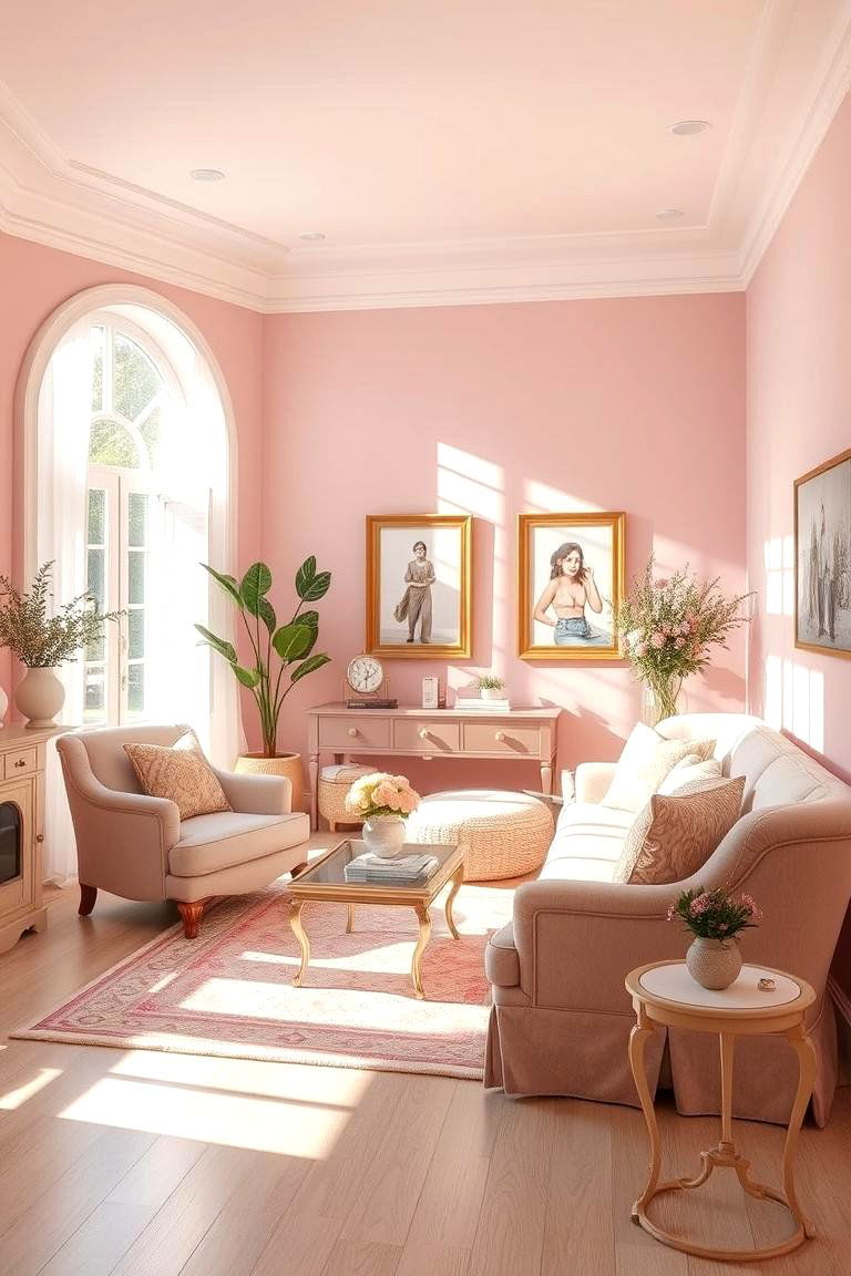 Soft Pastel Pink Elegance - 24 Pastel Colour Ideas for Your Home