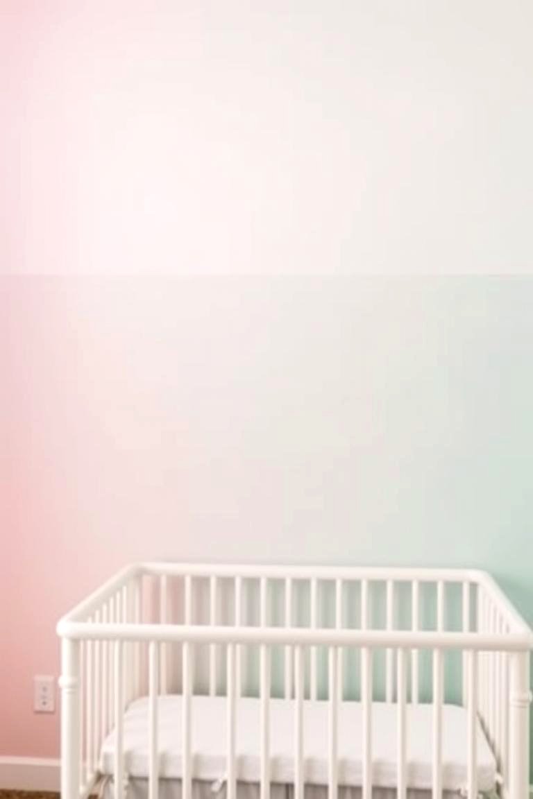 Soft Pastel Shades - 24 Nursery Accent Wall Ideas