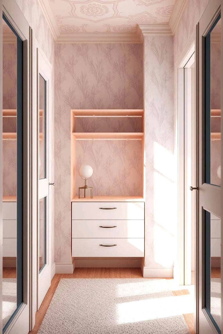 Soft Pastel Tones - 24 Closet Wallpaper Ideas