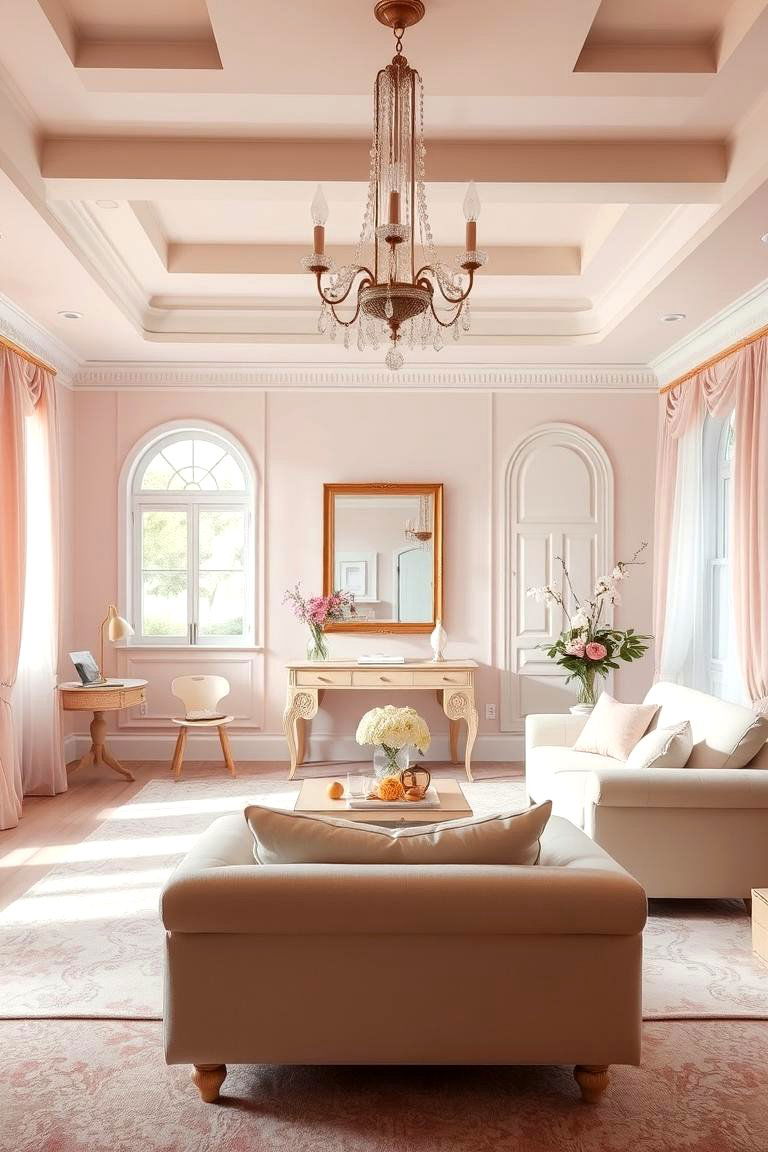 Soft Pastels Lash Room - 24 Lash Room Ideas