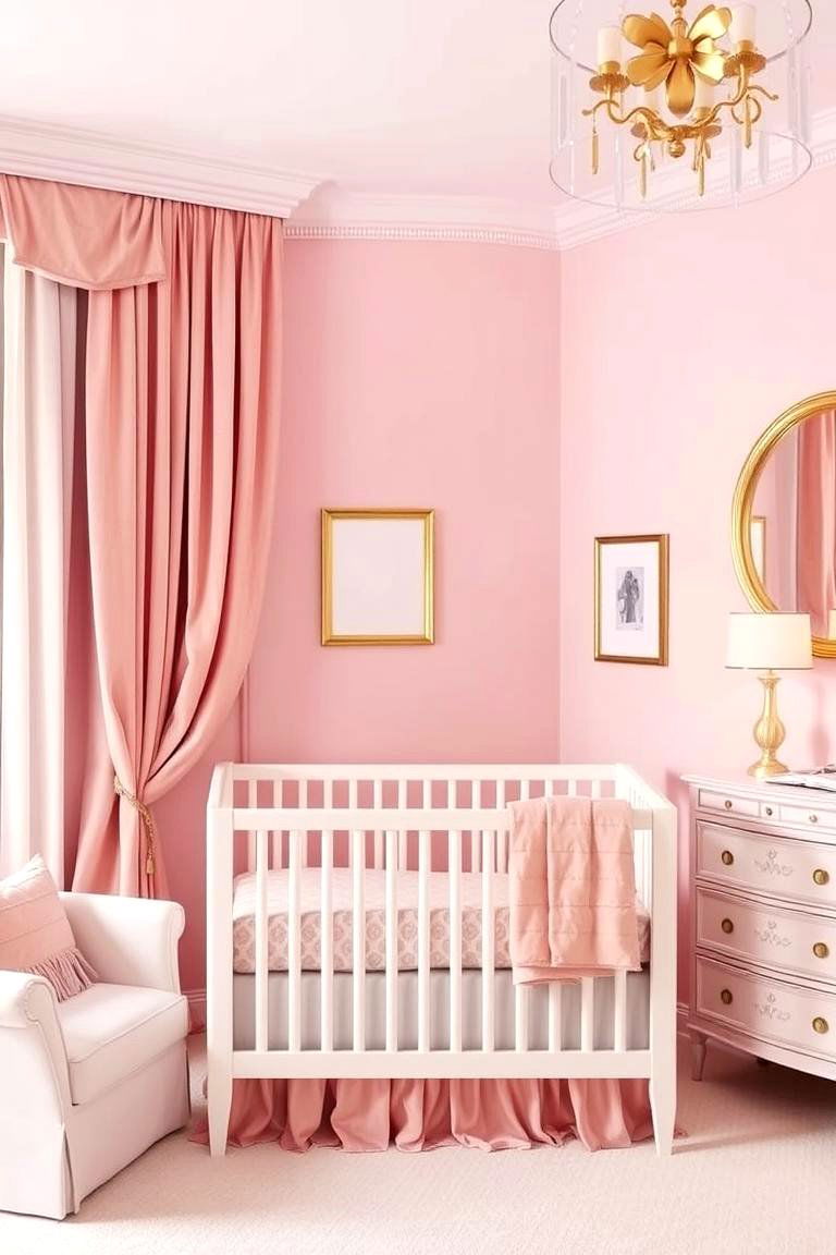 Soft Pink Elegance - 24 Baby Girl Nursery Ideas