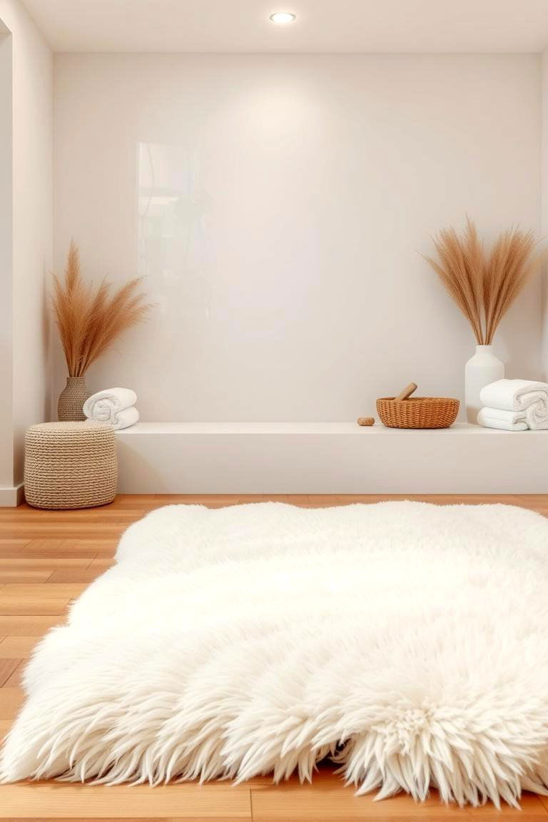 Soft Plush Rugs - 24 Spa Decor Ideas