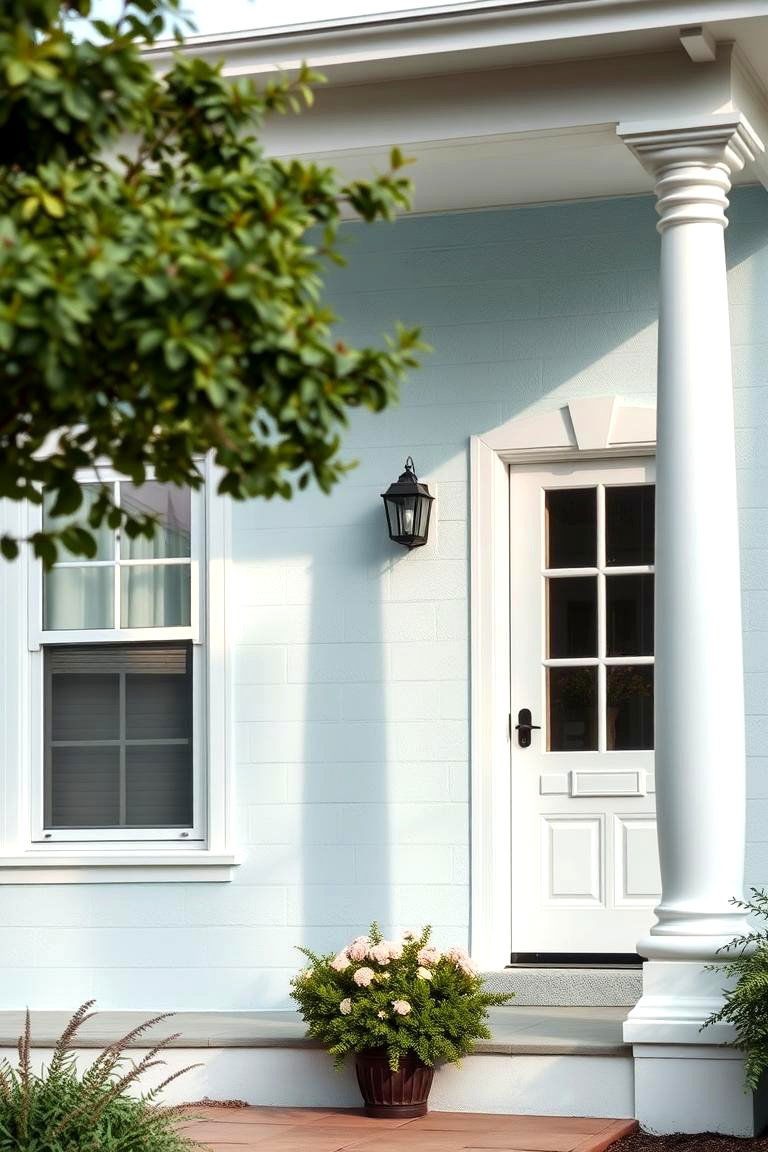 Soft Powder Blue - 24 Blue Exterior House Colors