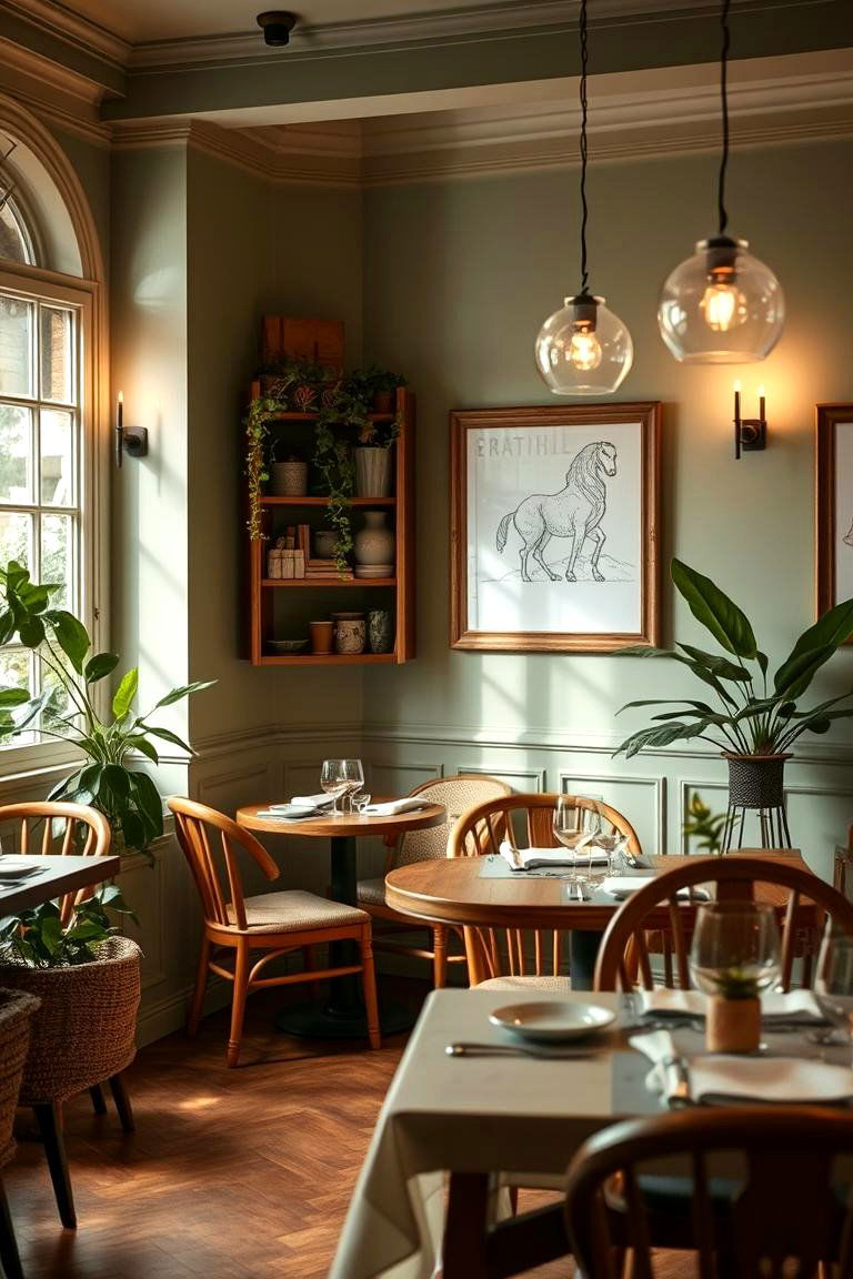 Soft Sage Green for Tranquil Dining Spaces - 24 Dining Room Paint Colors