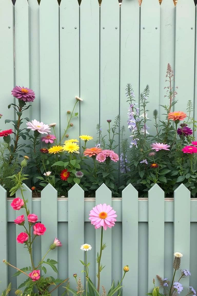 Soft Sage Green - 24 Garden Fence Colour Ideas